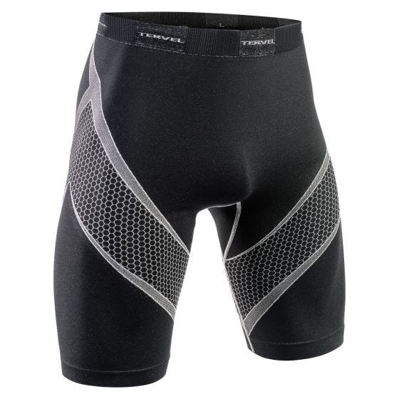 Calções de Corrida Tervel Optiline - Preto/Cinzento Claro