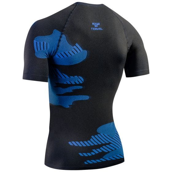 Camisa de Manga Curta Tervel Optiline Light - Preto/Azul