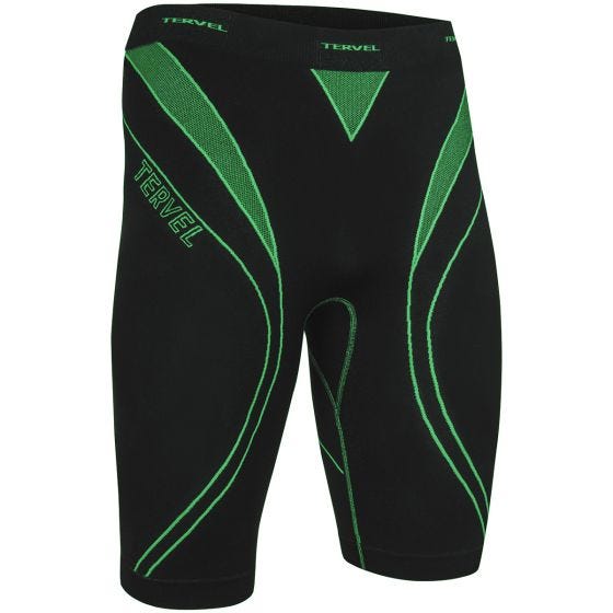 Calções de Corrida Tervel Optiline - Preto/Verde