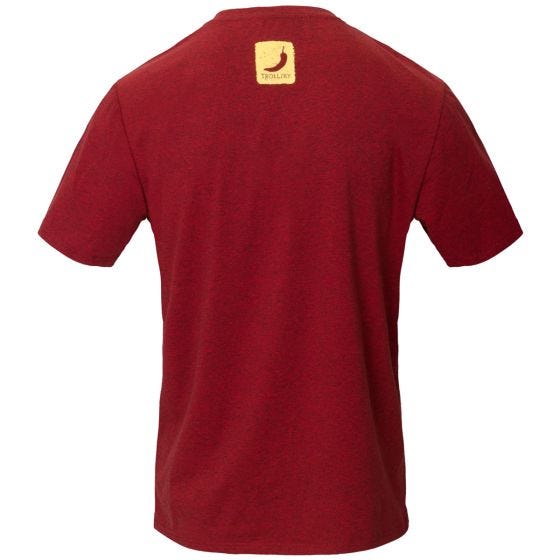 T-Shirt Helikon Trollsky Burns Twice - Melange Red