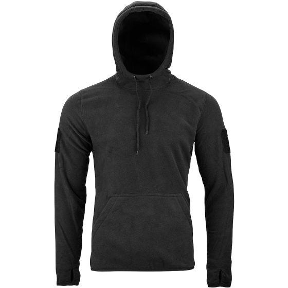Camisola com Capuz de Malha Polar Viper Tática - Preto