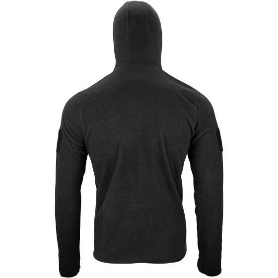 Camisola com Capuz de Malha Polar Viper Tática - Preto