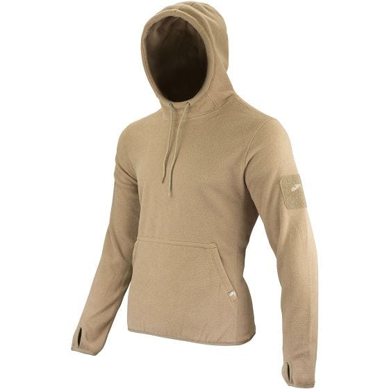 Camisola com Capuz de Malha Polar Viper Tática - Coyote