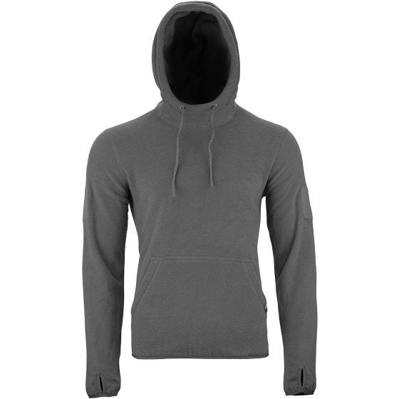 Camisola com Capuz de Malha Polar Viper Tática - Titânio