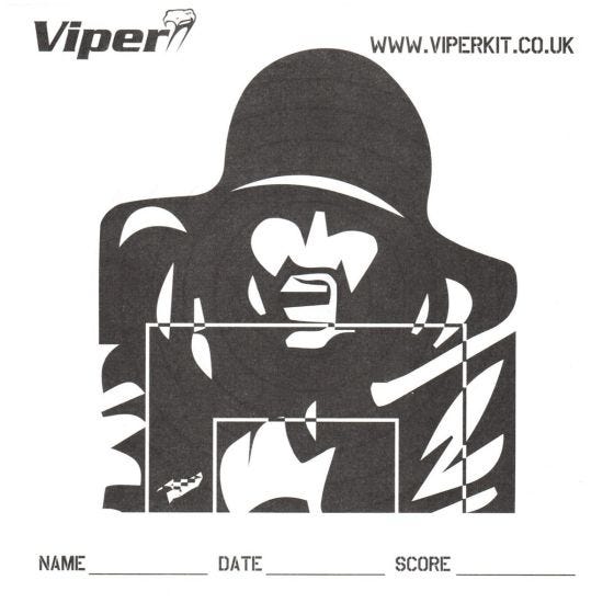 Viper Pro 17cm Paper Targets (100 Pack)