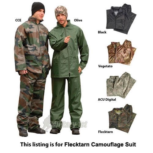 Fato Impermeável Mil-Tec - Flecktarn