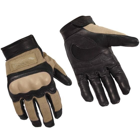 Luvas de Assalto de Combate Wiley X CAG-1 Coyote