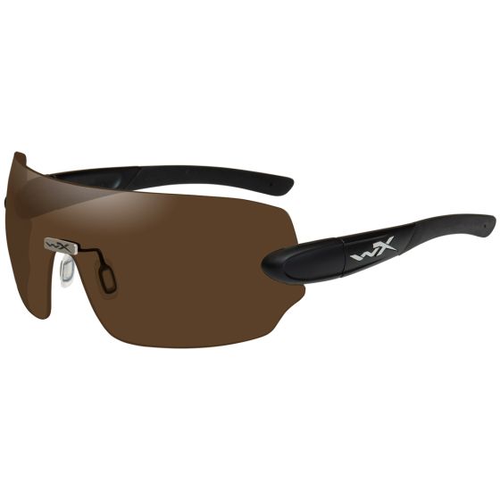 Wiley X WX Detection Glasses - Clear + Yellow + Orange + Purple + Copper Lens / Matte Black Frame