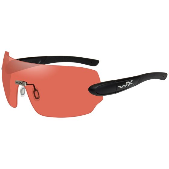 Wiley X WX Detection Glasses - Clear + Yellow + Orange + Purple + Copper Lens / Matte Black Frame