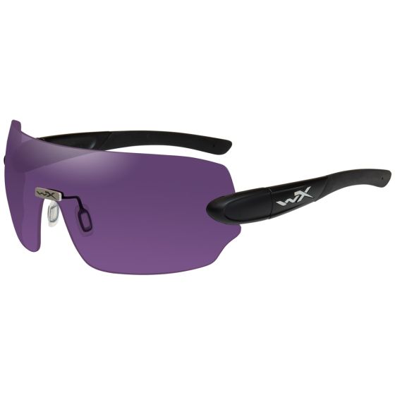 Wiley X WX Detection Glasses - Clear + Yellow + Orange + Purple + Copper Lens / Matte Black Frame