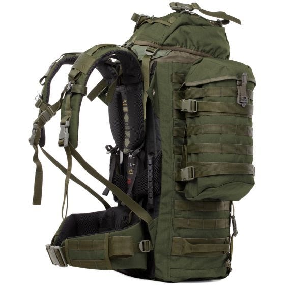 Mochila Wisport Wildcat 65 L - Verde Azeitona