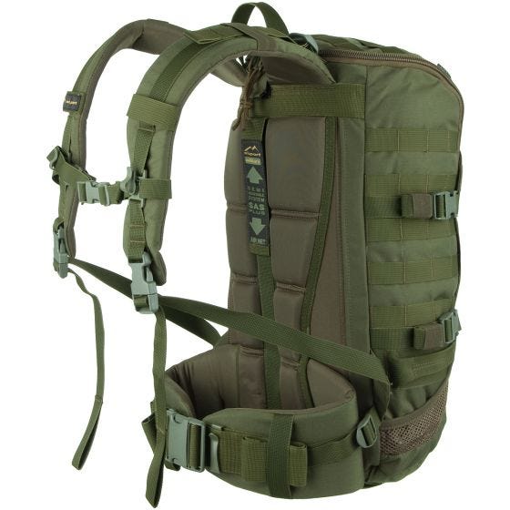 Mochila Wisport ZipperFox 25 L - Verde Azeitona