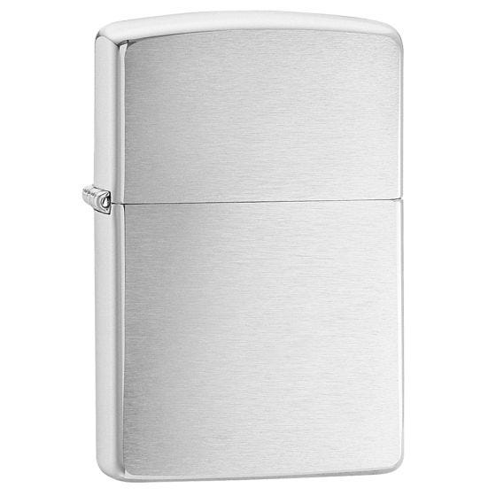 Isqueiro Zippo Brushed Chrome Regular - Cromado Escovado