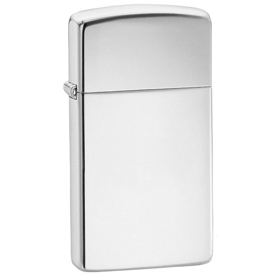 Isqueiro Zippo Slim High Polish Chrome High Polish Chrome