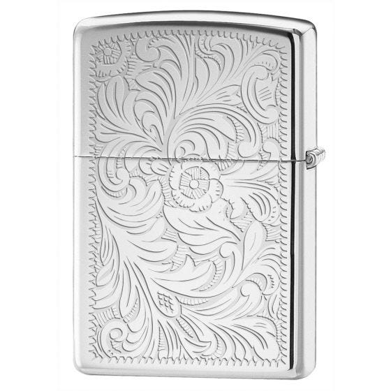 Isqueiro Zippo Venetian - High Polish Chrome